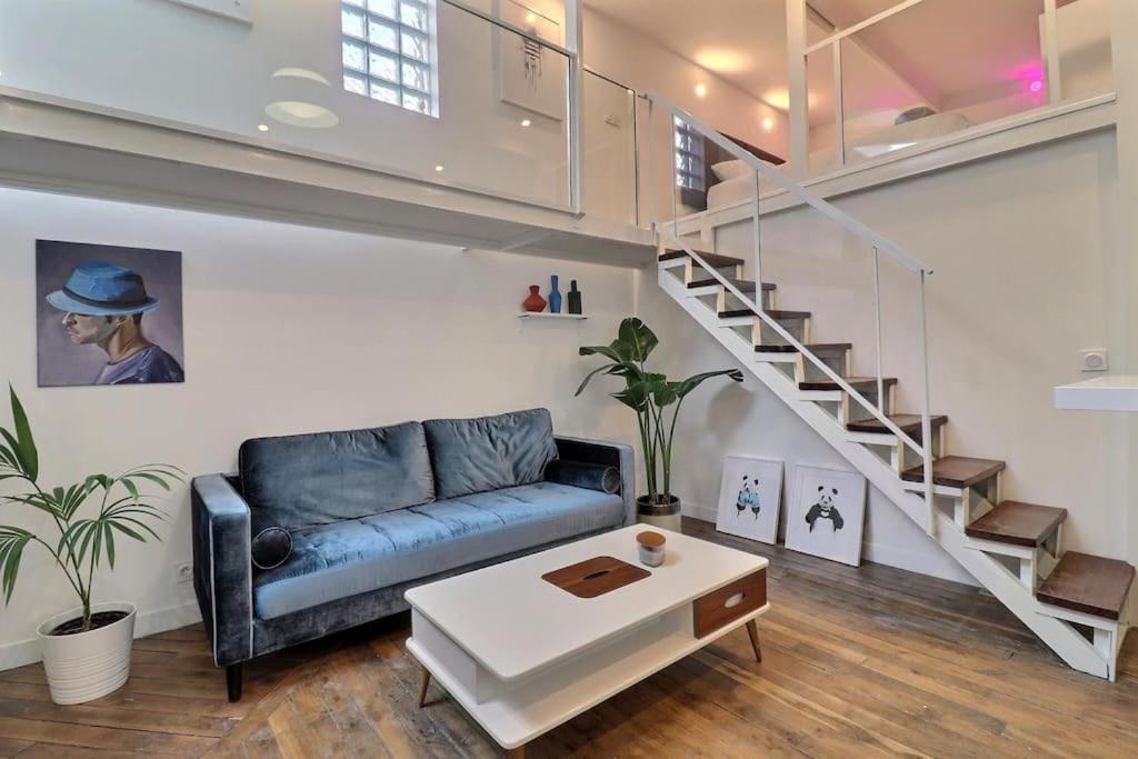 Unique Loft Apartment Located 15 Minutes From The Champs Elysees Saint-Ouen  Exterior foto