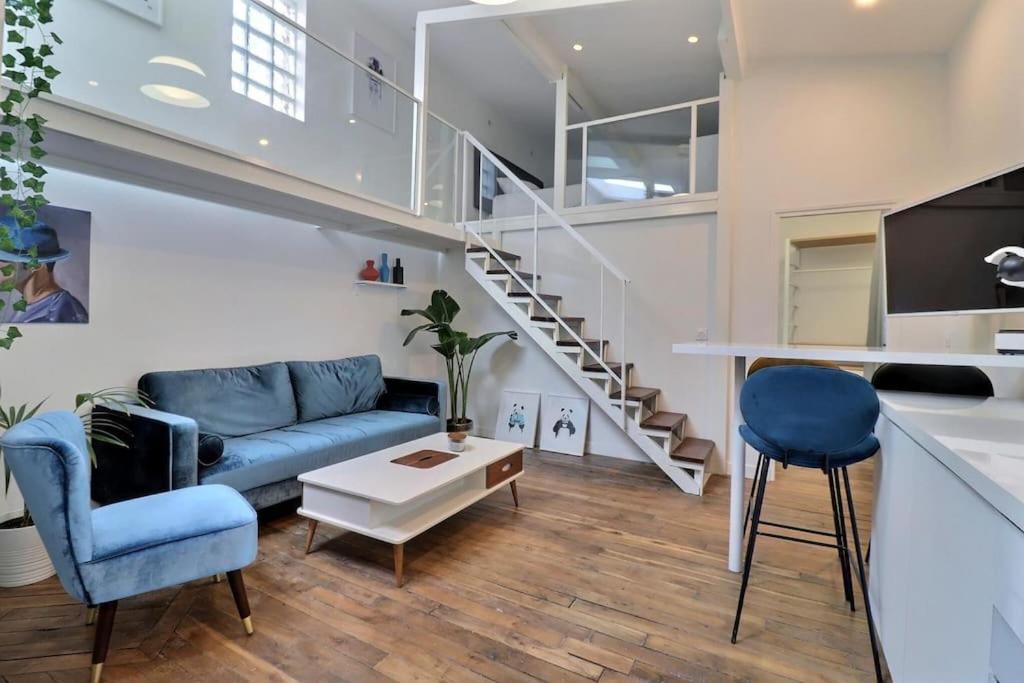 Unique Loft Apartment Located 15 Minutes From The Champs Elysees Saint-Ouen  Exterior foto
